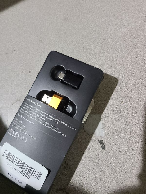 Photo 1 of 2026 Aimoon Mini Wireless CarPlay Adapter Upgrade Wired to Wireless for CarPlay & Android Auto Plug and Play Fast Auto-Reconnect Stable Control Zero Delay Car Play for iPhone iOS 10+ Android 11+