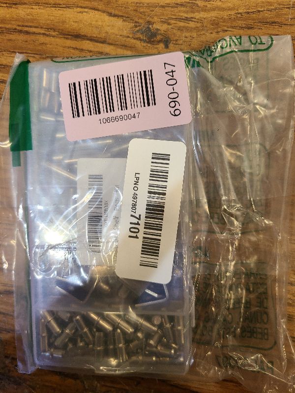 Photo 1 of 145 Pcs Shelf Pins Kit, Upgraded Shelf Pins 4 Styles, 5mm & 1/4inch Nickel Shelf Support Pegs, Cabinet Shelf Pegs for Shelves, Shelf Support for Bookshelf Kitchen Cabinet Shelf Pegs. (104)