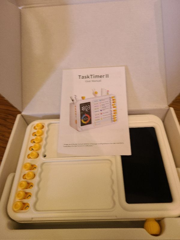 Photo 1 of 12/24 Hour Switching Task Timer, Timer for Kids, Visual Schedule for Kids with Autism, Visual Schedule for Kids, Time Management Tools, Autism Increase Self-Regulation, with 99-Minute Countdown