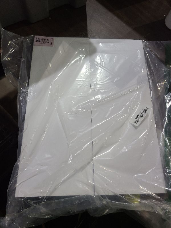 Photo 1 of 2 Pack Small Trifold Poster Board 26" x 17", White Corrugated Project Boards for Science Fairs, School Projects and Event Displays