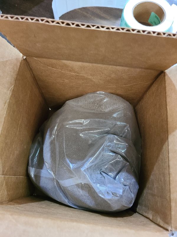 Photo 1 of #100 Aluminum Oxide - 12 LBS - Medium Premium Long-Lasting Sand Blasting Media, High Abrasive Force Sand Blaster Sand for Metal, Glass, Stone or Wood, Sandblasters, Blasting Cabinet, Blasting Guns