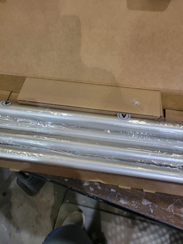 Photo 1 of 1” Diameter Silver Curtain Rods for Windows, 1 Pack 30-120 Inch Heavy Duty Window Treatment Rods, Long Adjustable Curtain Rod, Fits Most Standard Windows, Suitable for Bedroom, Living Room, Farmhouse