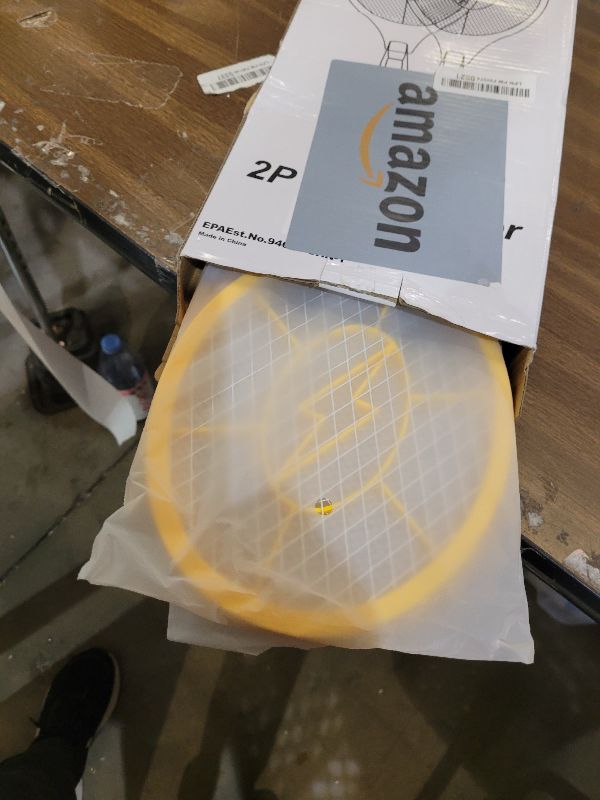 Photo 1 of 2 Pack Electric Fly Swatter, Handheld Bug Zapper Racket for Outdoor & Indoor, Mosquito Zapper Racket Battery Powered Tennis Mosquito Rackets for Insect