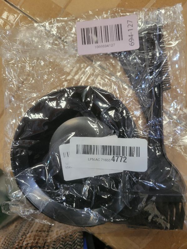 Photo 1 of 1st Choice Hair Dye Color Brush and Bowl Set, Tint Comb for Hair Tint Dying Coloring Applicator, (2 brushes+Mixing Bowl) …