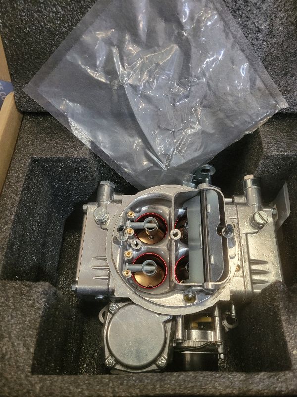 Photo 1 of 0-80457S Carburetor Replacement for Holley 600 CFM 4160 Carburetor 4 Barrel Electric Choke Carb