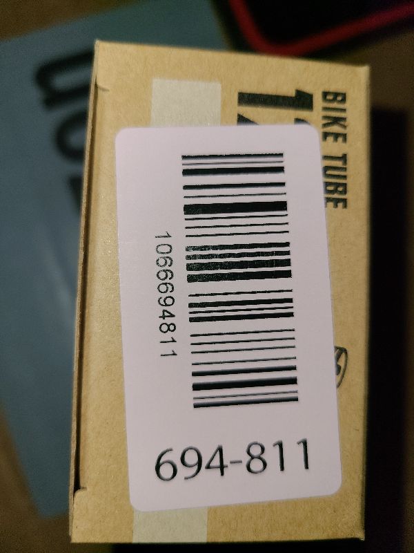 Photo 1 of Standard Bicycle Inner Tube, 12.5" -1.75-2.25", Schrader Valve