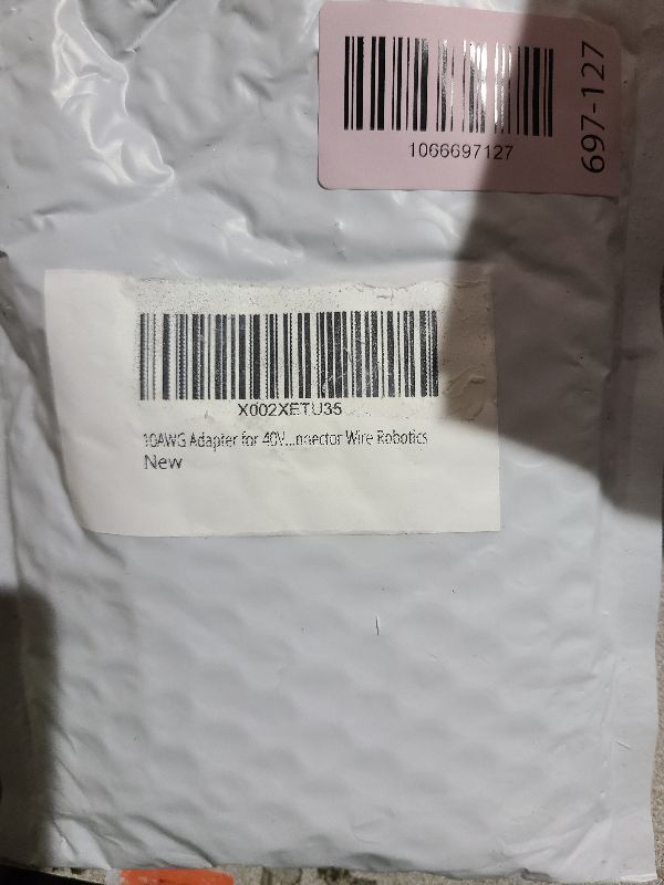 Photo 1 of 10AWG Adapter for 40V Ryobi Lithium-ion Battery Dock Power Connector Wire Robotics