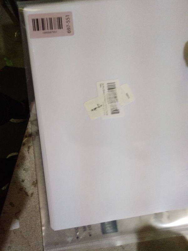 Photo 1 of 20 PCS Sticker Paper for Inkjet Printer, Printable Vinyl Sticker Paper Dries Quickly Vivid Colors, 8.5"x11" Tear Resistant Printable Vinyl, Glossy White, Inkjet & Laser Printer