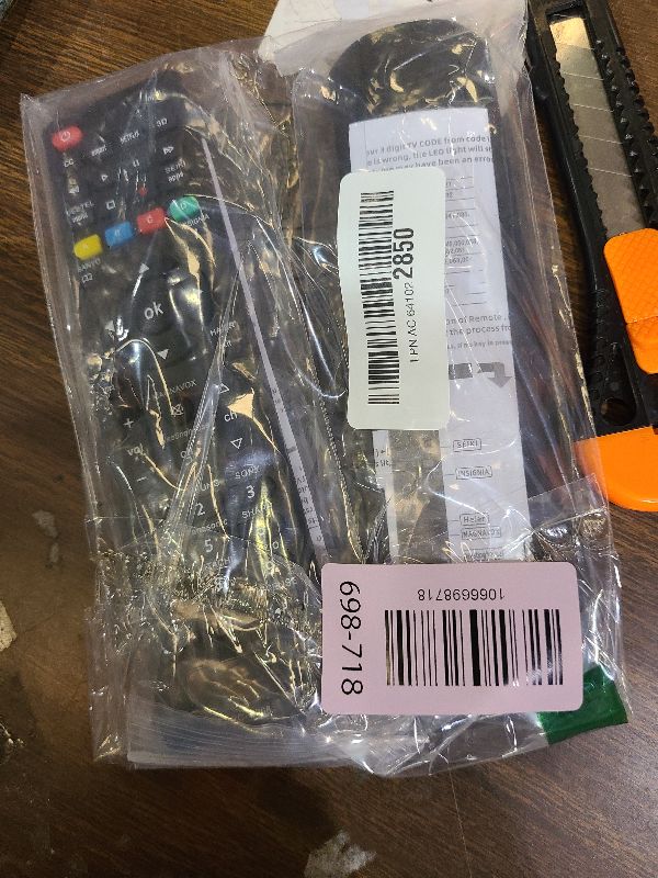 Photo 1 of (Pack of 2) Universal TV Remote Control Replacement for TCL, Samsung, Insignia, LG, Hisense, Sony, Philips, Vizio, Sharp, Panasonic, Sanyo and Other Brands LCD LED 3D HDTV Smart TV Remote