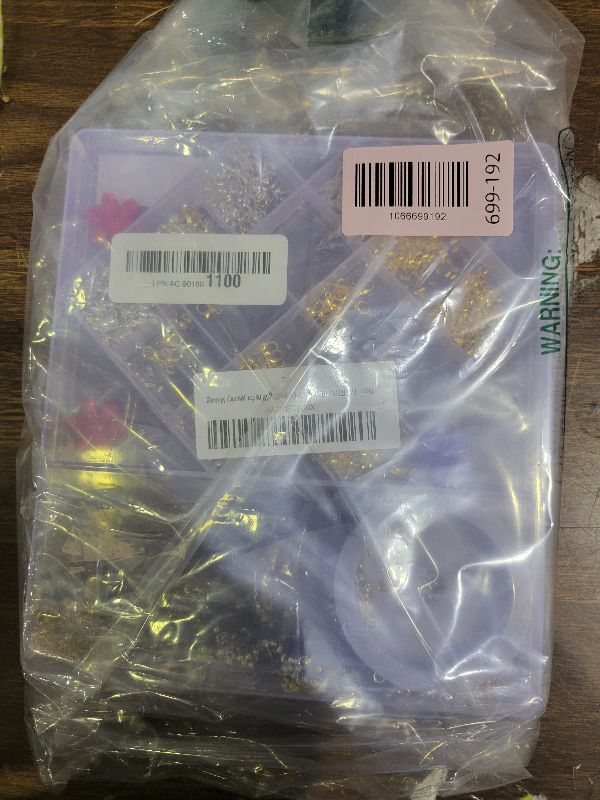 Photo 1 of 1950 Pcs Jewelry Making Cord End Kit,Crimp Tube Beads with Organizer Box,Includes Crimp Beads, Cover, Lobster Clasp,Jump Ring,Wire Guardians,Crimping Pliers & Beading Wire for Bracelets Necklace