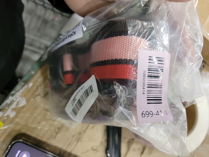 Photo 1 of 2 Pack Luggage Straps, Bright Colors Adjustable Suitcase Belts with Quick Release Buckle (GreyPink)