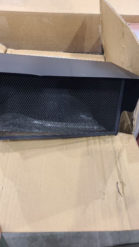 Photo 1 of 10 Inch Roof Vent Cap with Wind Damper and Mesh to Provide Flow of Fresh Air and Keep Critters Out,10 Inch Roof Exhaust Vent, Black