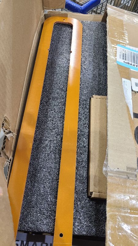 Photo 1 of 1 Pack Large Shelf Brackets Long Floating Shelf Bracket Invisible Floating Shelf Hardware Heavy Duty Floating Mantel Brackets(43"X8"X1.5" with Tools)