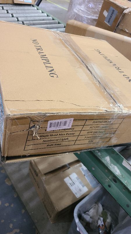 Photo 1 of 20" Brushed Nickel Chandeliers for Dining Room, 5-Light Modern Crystal Chandelier for Entryway, Hanging Round Light Fixture for Kitchen Island Living Room Bedroom Office Bathroom Staircase