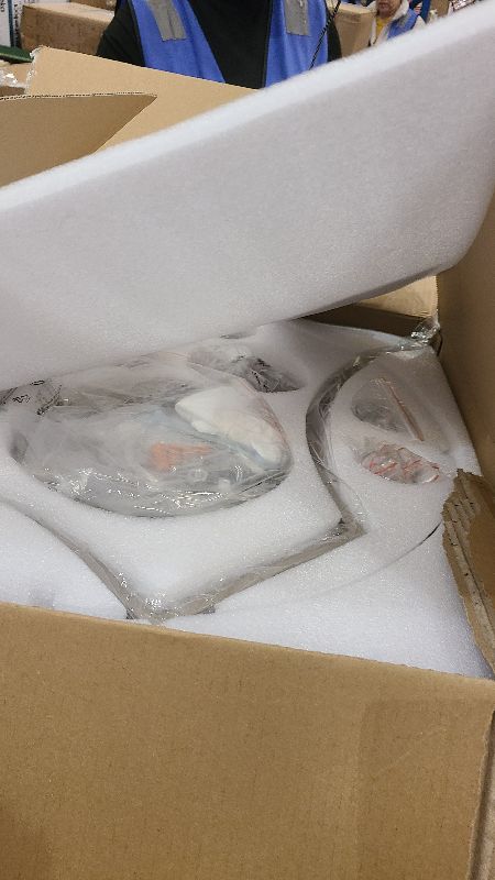 Photo 1 of 20" Brushed Nickel Chandeliers for Dining Room, 5-Light Modern Crystal Chandelier for Entryway, Hanging Round Light Fixture for Kitchen Island Living Room Bedroom Office Bathroom Staircase