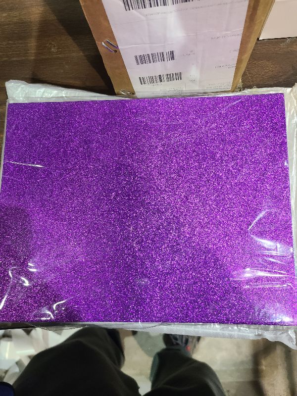 Photo 1 of 120 Sheets Glitter Metallic Cardstock Paper, 8.5" x 11" Color Foil Mirror Holographic Paper 250gsm/92lb for Arts and Crafts, Decorative, Invitations, Scrapbook Supplies