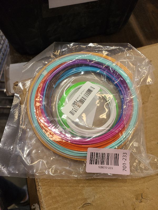 Photo 1 of 15 Bright Colors 1.75mm 3D Pen PLA Filament Refill, Each Color 10feet, Total 150 Feet 3D Pen/3D Printer PLA Sample Pack, Compatible with MYNT3D / SCRIB3D Printing Pen