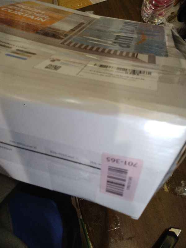 Photo 1 of 100% Blackout Room Divider Curtains Ceiling Curtain Track Sets Blackout Curtains Flexible Track Curtain Extra Wide(Beige, W100 x L108, 1 Pack)