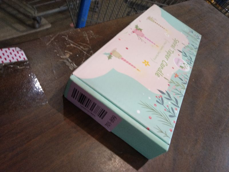 Photo 1 of 10 Inch Gradient-Pink Spiral Taper Candle Set, 6 Pack Unscented Dripless Candlesticks for Wedding, Holiday Décor, and Festive Dinners