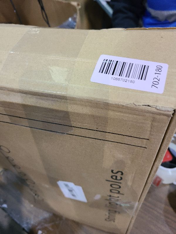 Photo 1 of 10Ft String Light Poles 4 Pack,Light Poles for Outside Lights,Outdoor with Fence Brackets Hanging Lights,Metal Stand Deck Patio Backyard