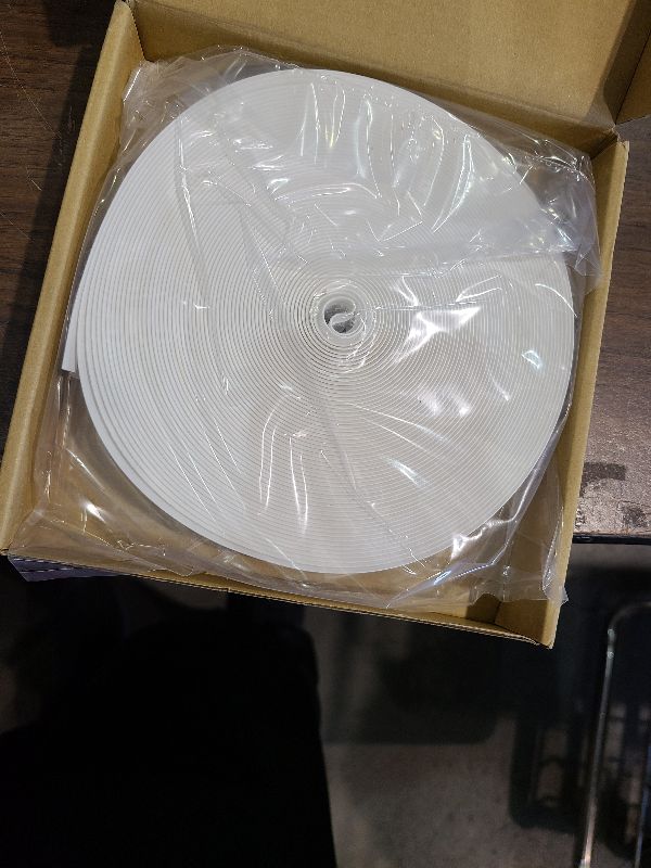 Photo 1 of 1" RV Vinyl Trim Molding Insert White for RV Camper Travel Trailer Screw Cover Gutter Corner Channel Outside Seam roof Edge Track Heavy Duty Trim(50 ft)