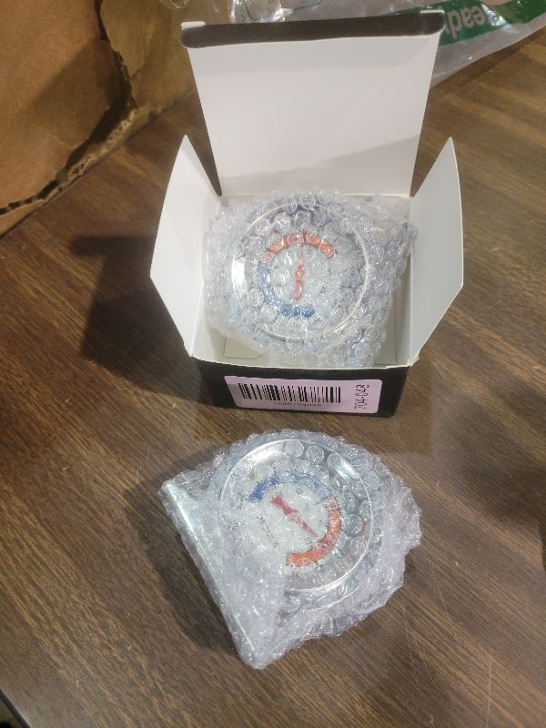 Photo 1 of 2 Pack Refrigerator Thermometer, 30-30°C/20-80°F, Classic Fridge Thermometer Large Dial with Red Indicator Thermometer for Freezer Refrigerator Cooler