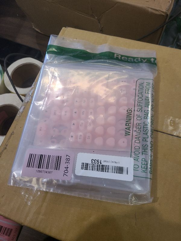 Photo 1 of 119PCS RaisedTip Keyboard Stickers for Long Nails with Letters: Adhesive Typing Bubbles for Women,Office &Gaming Girls Accessories Gift(Pink,119PCS)