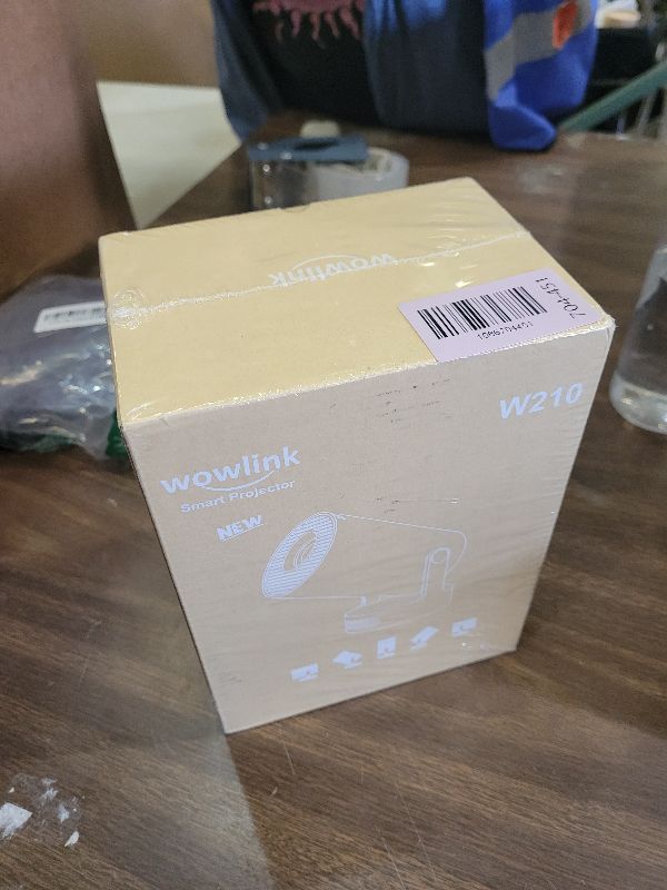 Photo 1 of [Built-in Apps & 2026 Upgraded] Mini Projector with WiFi 6 and Bluetooth 5.4 Support 4K 1080P Auto Keystone 180° Rotatable Projector Portable Compatibile with HDMI/TV Stick/Memory Stick/Laptop, White