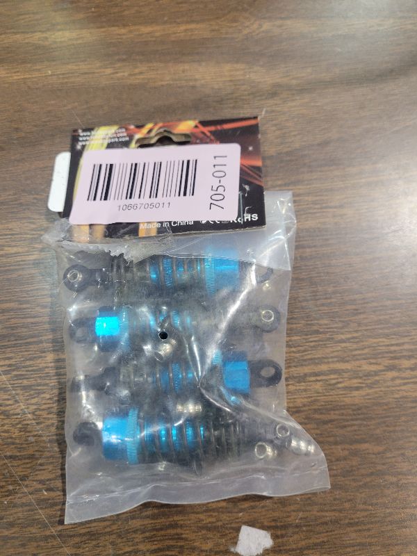 Photo 1 of (4-Pack) HobbyPark Aluminum Shock Absorber Assembled Dampers 122004 Blue for Tamiya TT02 Redcat Lightning EP Drift/EPX PRO Parts Upgrades