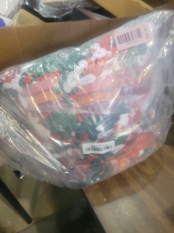 Photo 1 of 12 Skeins Christmas Loop Yarn Finger Loops Yarn Bulk Soft Chunky Yarns 600 g for Christmas Yarns Beginners Knitting No Needles or Hooks Crochet Gift Craft (Red, White, Green)
