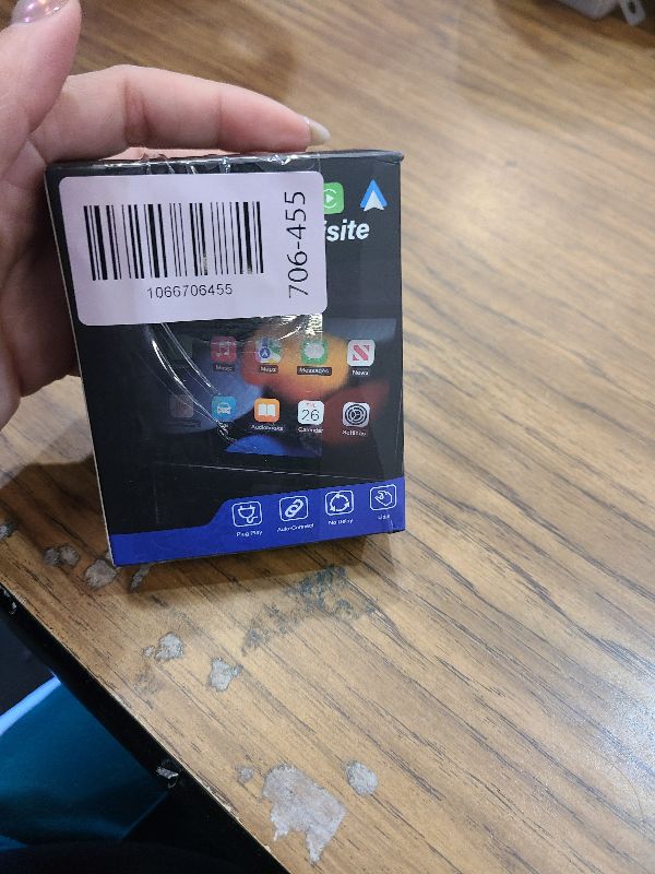 Photo 1 of 2026 Aimoon Mini Wireless CarPlay Adapter Upgrade Wired to Wireless for CarPlay & Android Auto Plug and Play Fast Auto-Reconnect Stable Control Zero Delay Car Play for iPhone iOS 10+ Android 11+