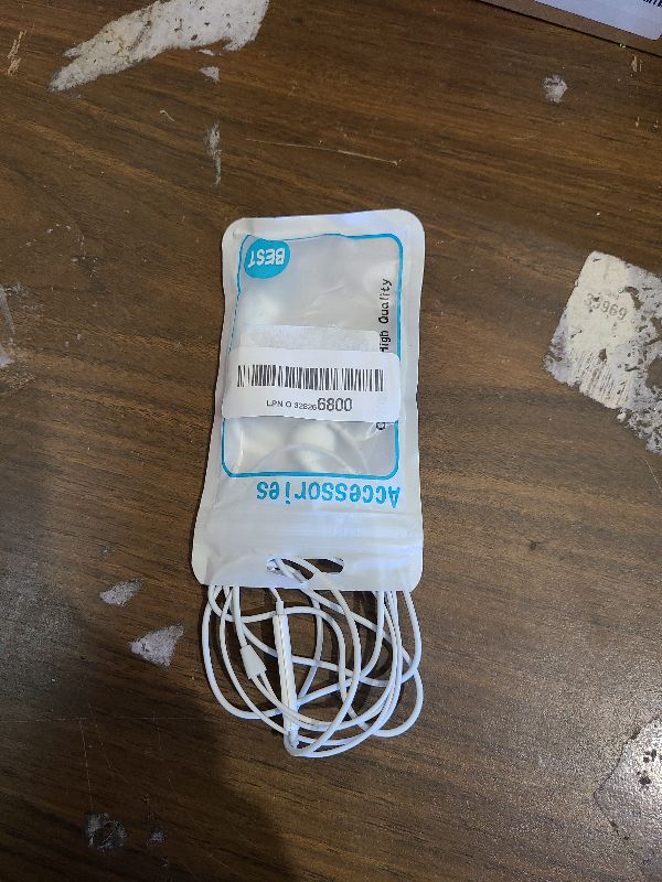 Photo 1 of 2 Pack iPhone Headphones with Cable, [APPLE MFi Certified] In-Ear Headphones Lightning Earphones Compatible with iPhone 14/13/12/11/8/7/X/Pro/Pro Max