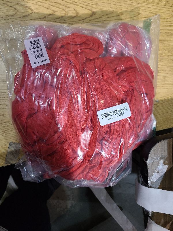 Photo 1 of 15 Pack Red Cheesecloth Table Runner 17 x 108 inch Cheese Cloth Table Runners 9ft Red Table Runner Rustic Romantic Sheer Gauze Runner for Wedding Party Baby Shower Table Decoration