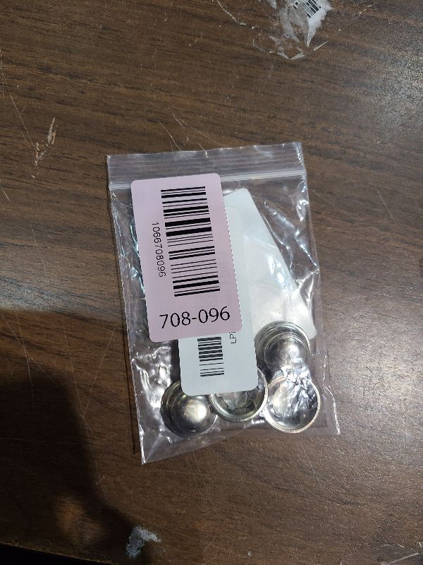 Photo 1 of 1/2 Inch Push Nut Axle Cap, 4 Pack Push on Pushnut Cap Spring Steel Permanent Washer Caps with Mechanical Zinc Plating for Hand Trucks, Rolling Bins and Lawn Cart Alternative for Cotter Pins