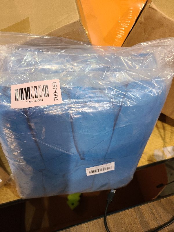 Photo 1 of [SAILYLENCEY]Disposable Shoe Covers,200 Counts(100 pairs), Non-slip, Thickening, Breathable, Elastic Ankle and Easy to wear, Blue,large size, Maximum suitable for men's size 11 and women's 13 (200)