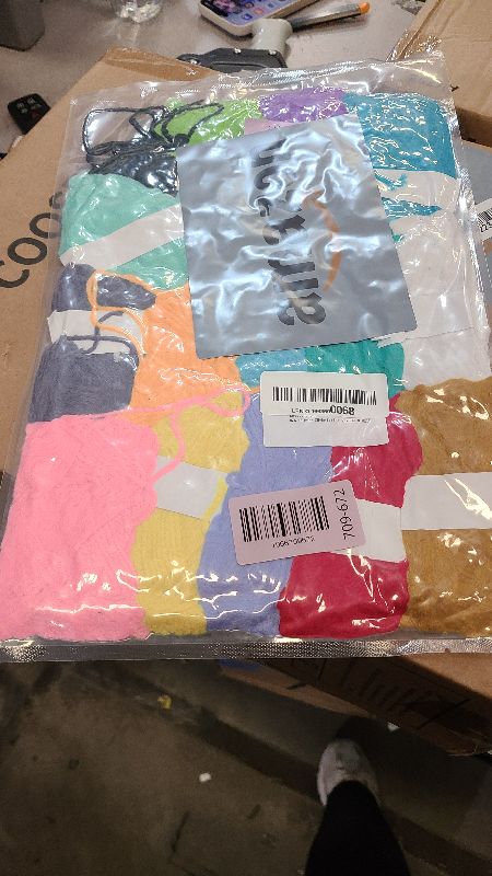 Photo 1 of 15x20g Acrylic Yarn for Crocheting - Soft Knitting Yarn for Crafts Multicolor Skeins for Crocheting DIY Bulk for Handicraft Knitting Scarves Ideal Gift for Beginners Adults