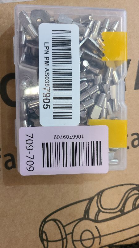 Photo 1 of 104Pcs Shelf Pins Kit,4 Styles Nickel Plated Shelf Support Pegs,Bookshelf Pegs for Shelves,Cabinet Shelf Bracket Pegs Shelf Pins Holders for Kitchen Furniture & Closet ( 5mm & 1/4inch )
