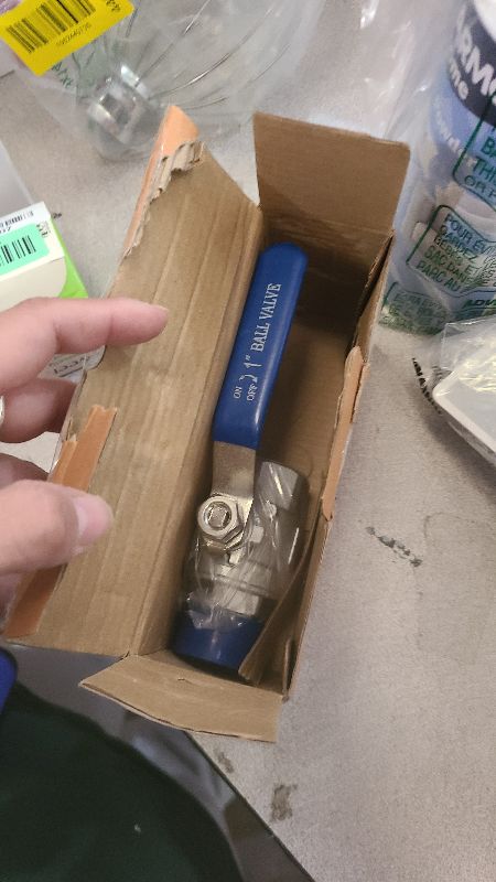 View 3 of 1 Inch Ball Valve, Heavy Duty Male NPT (MNPT) X Female NPT (FNPT) Thread with Long Handle Switch, 304 Stainless Steel NPT Full Port Forged 1" Ball Valve for Water Oil and Gas, 1000 WOG (1 Piece)