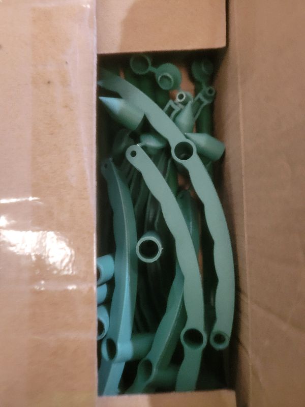 Photo 1 of 12Packs Plant Support Stake Half Round Plant Support, Stackable 3 Tier Garden Flower Support, Plant Stakes for Indoor Outdoor Plants for Tomato,Monstera, Peony, Hydrangea, Climbing Plants