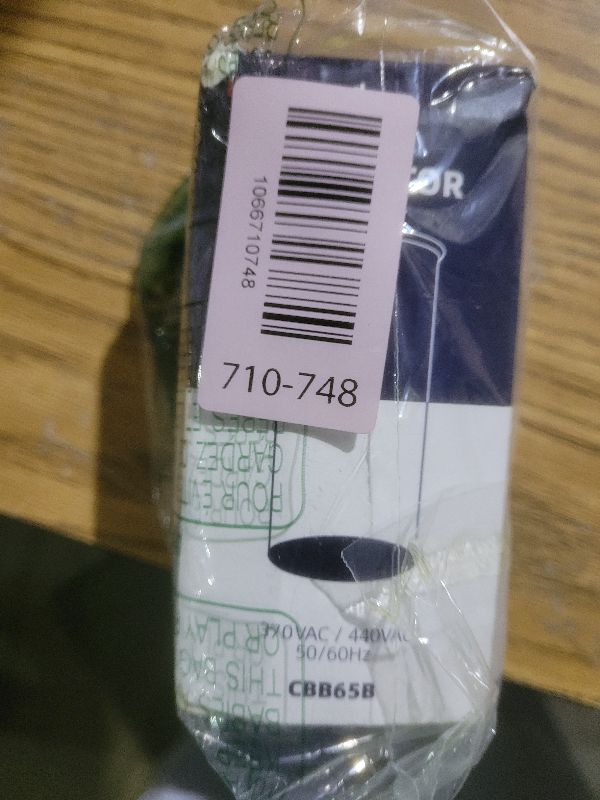 Photo 1 of [UL Recognized] FOCSPROD 45+5 uF 45/5 MFD ±6% 370V/440V CBB65B AC Capacitor, Dual Run Round Capacitor Replacement, 45 5 uF 440 Volt HVAC for AC Unit Fan Motor Start or Heat Pump or Condenser Straight