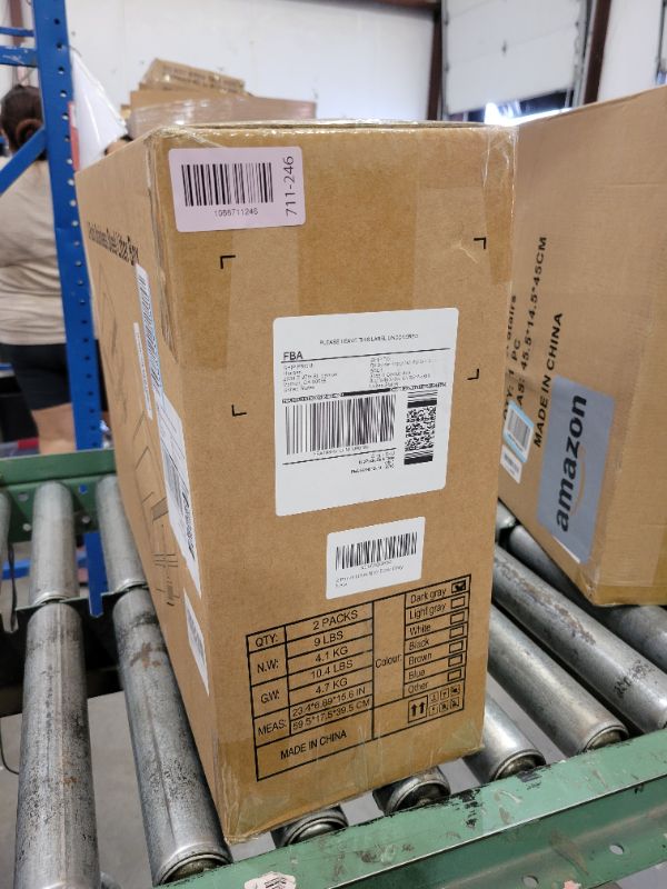 Photo 1 of 2 Packs Stainless Steel Litter Box with High Sides, Extra Large Litter Box for Big Cats & Multiple Cats, Metal Kitty Cat Box Leak-Proof, Odor-Free, Easy Clean, Included Scoop, Dark Grey