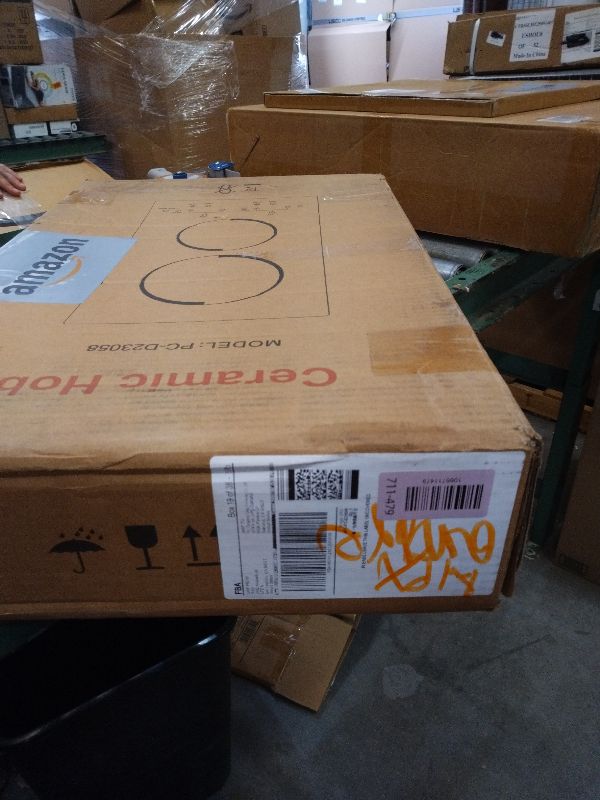 Photo 1 of 2 Burner Electric Cooktop with Hardwire 12 Inch, 240V Built in 3000W Ceramic Cooktop, Double Burner Electric Stove, Touch Control, Safety Lock, 9 Heating Levels, 99Mins Timer, Overheat Protection