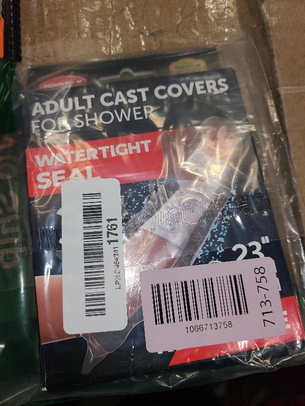 Photo 1 of 100% Waterproof Cast Covers for Shower Arm - Tight Seal - 3pk Adult Reusable Cast Protectors - Half Arm Bag Sleeves