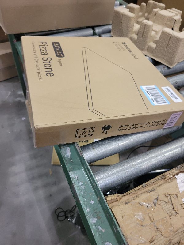 Photo 1 of 13.2" x 13.2" x 0.6" Square Cordierite Pizza Baking Stone Perfectly Compatible for Ooni Karu 12 Pizza Oven