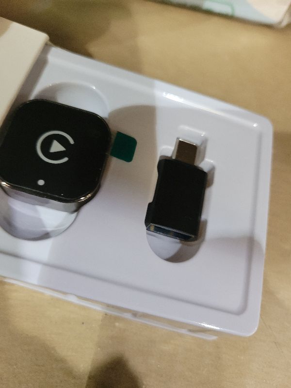 Photo 1 of 2-in-1 Wireless CarPlay & Android Auto Adapter, Plug & Play CarPlay Dongle Converts Wired to Wireless, Fast Auto-Connect, No Delay, Compact Design for iPhone & Android with USB/USB-C Port(Black)