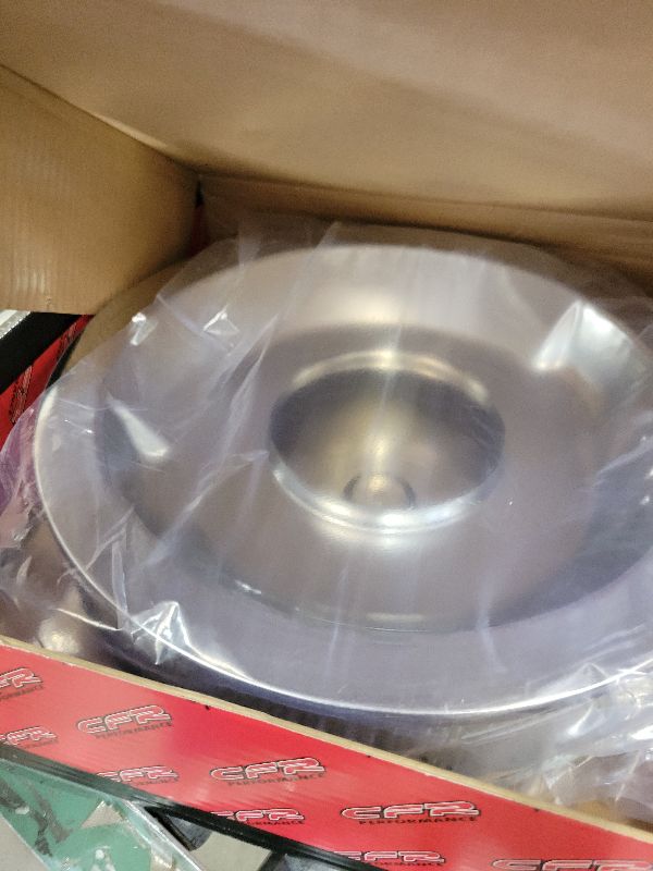 Photo 1 of 14" Chrome Steel Air Cleaner Set - Recessed Base