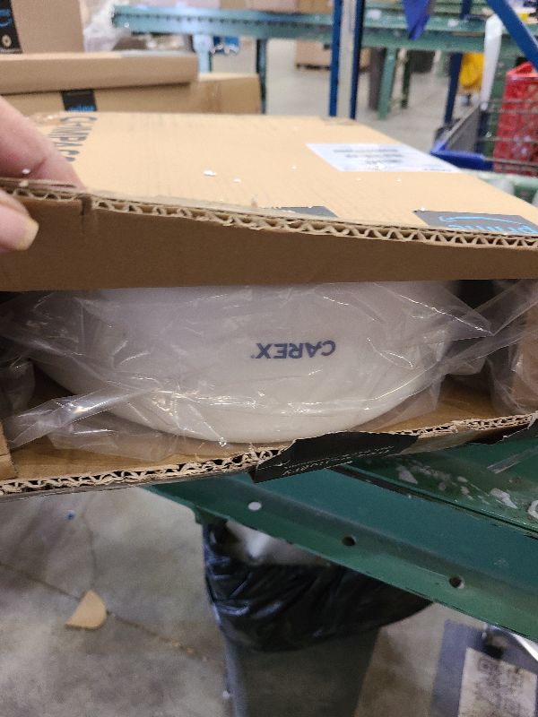 Photo 1 of Carex Toilet Seat Riser, Elongated Raised Toilet Seat Adds 3.5 inches to Toilet Height, for Assistance Bending or Sitting, 300 Pound Weight Capacity Toilet Riser