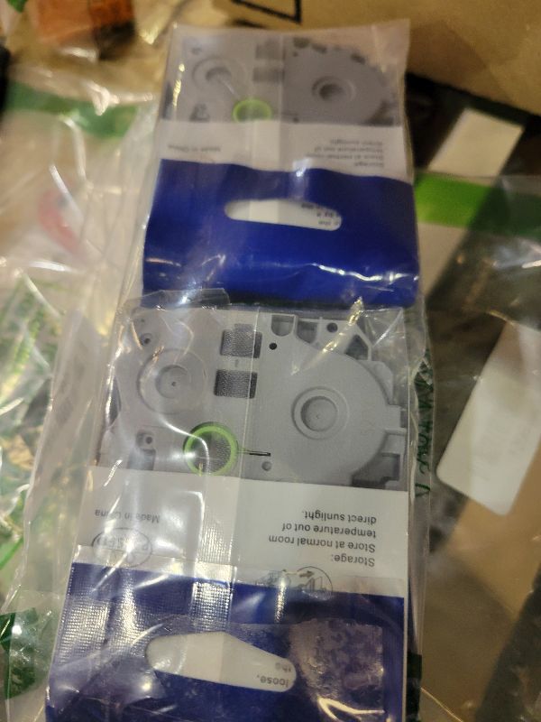 Photo 1 of 12mm 0.47 Laminated Relpace for Brother Label Maker Tape,Tze-231 P-Touch Label Tape Black on White Label Tape, for PT-D210 PT-D220 PT-H100, 6-Pack