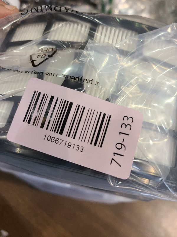 Photo 1 of 2 + 4 Pack Vacuum Filters Replacement Compatible for Shark Rotator Pro Lift-Away NV500, NV501, NV502, NV503, NV505, NV510, NV520, NV552, UV560, NV642, ZU780, ZU782, ZU785, Part Xff500 Xhf500