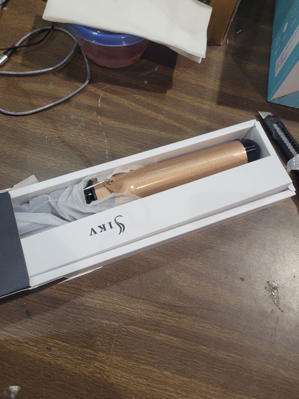 Photo 1 of 1 1/2 inch Extra Long Barrel Curling Iron, 1.5 Inch Large Barrel for Long Hair Ceramic Tourmaline